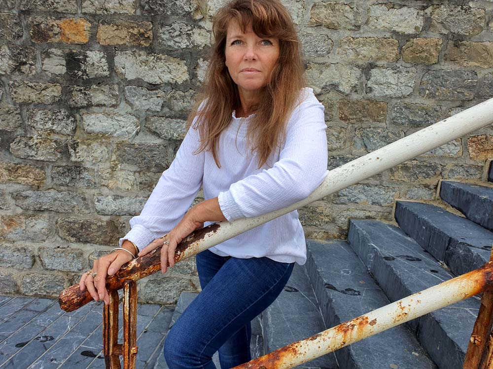 Jean brut tunique blanche San Sebastian